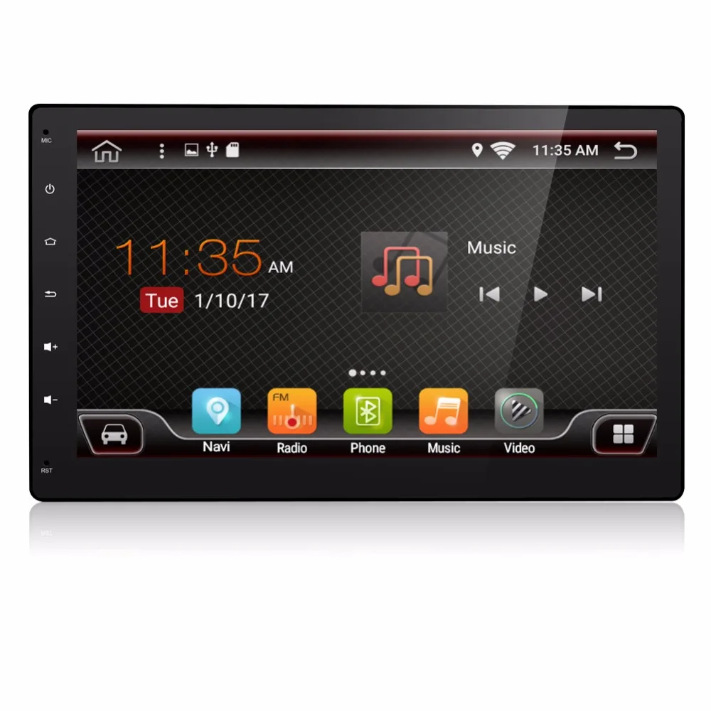 BOSION 10 1 дюймов 2Din 1024*600 Android 7 автомобильный ПК планшет 2 Din gps навигации стерео для