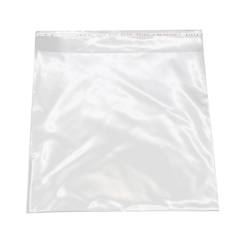 100 шт. Ясно Resealable Self клейкий герметик пластик сумки 16x20 см