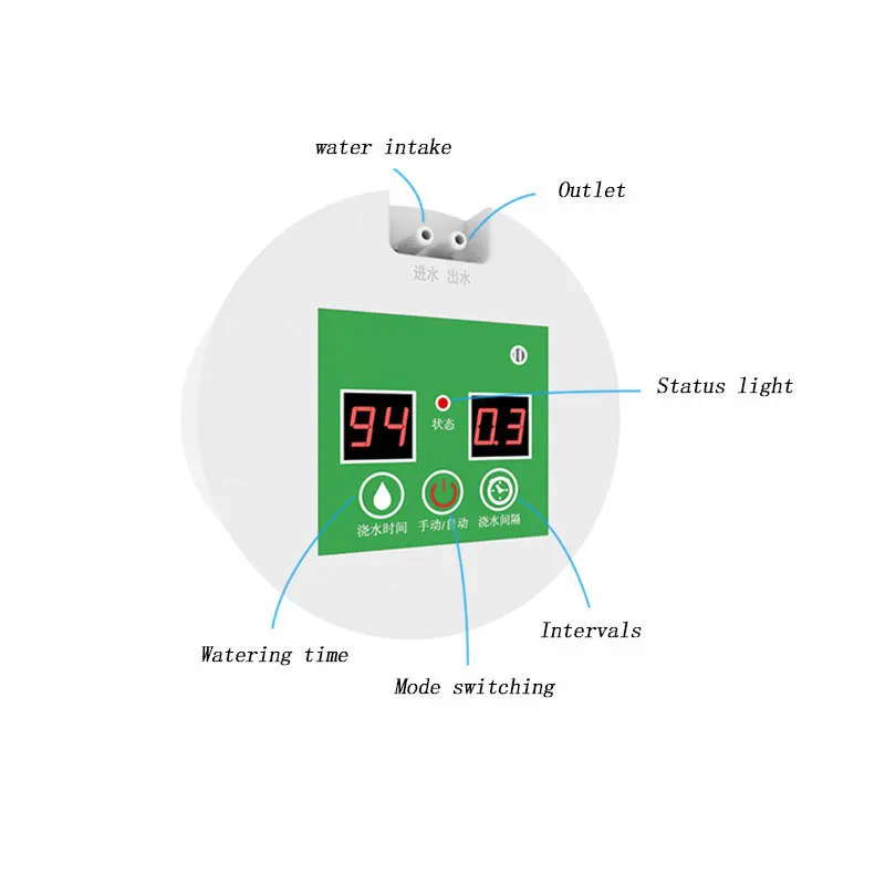 Automatic Watering Succulents Rechargeable Intelligent timed Device Balcony Office Potting Watering Kits Drip Irrigation Suit Automatic Watering Succulents Rechargeable Intelligent timed Device Balcony Office Potting Watering Kits Drip Irrigation Suit