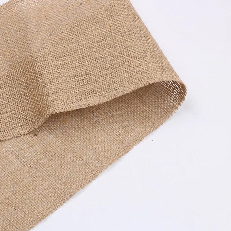 30cm275cm Vintage Burlap Table Runners Wedding Decoration Natural Jute Hessian Runner Country Party Tablecloths Home Textiles (2)