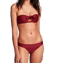 Страуса, высокое качество, Женский Одноцветный полый топ с разрезом, летний модный сексуальный костюм, утолщенный однотонный бюстгальтер для ванной, пляжная одежда