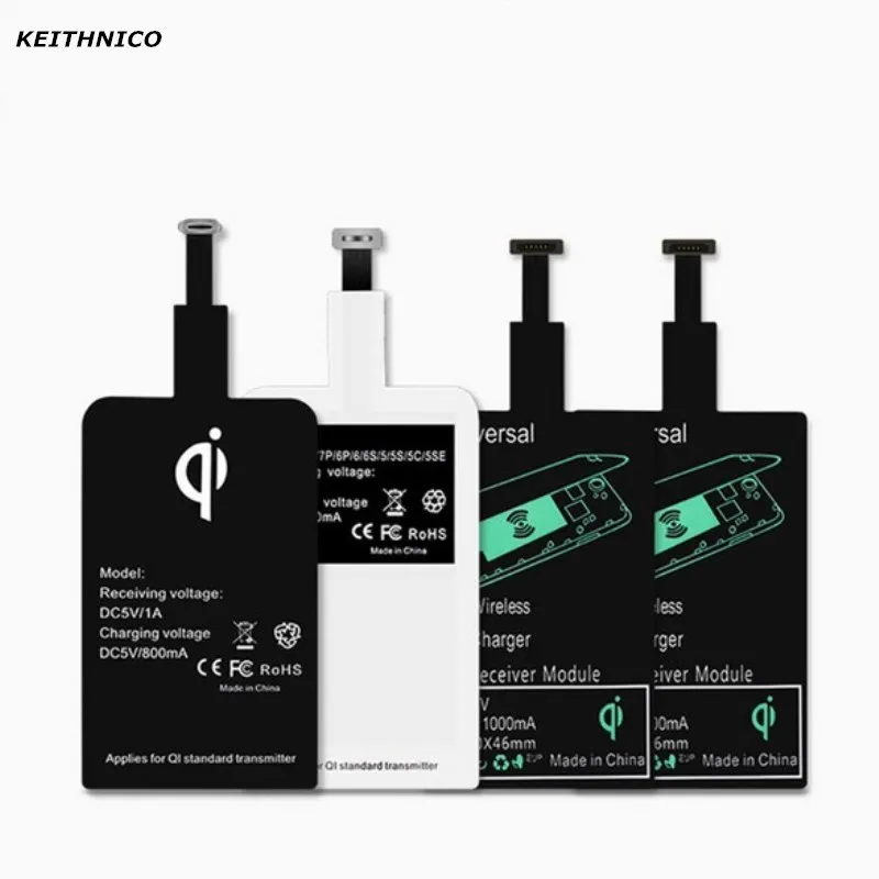 1 шт. Qi Беспроводное зарядное устройство Модуль приемника для iPhone умный зарядный