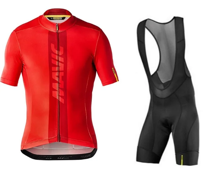 

MAVIC 2018 Pro 100% Polyester Bicycle Clothing Cycling Jersey Set 2018 MTB Bike Jerseys Set Ciclismo Ropa Maillot Hombre