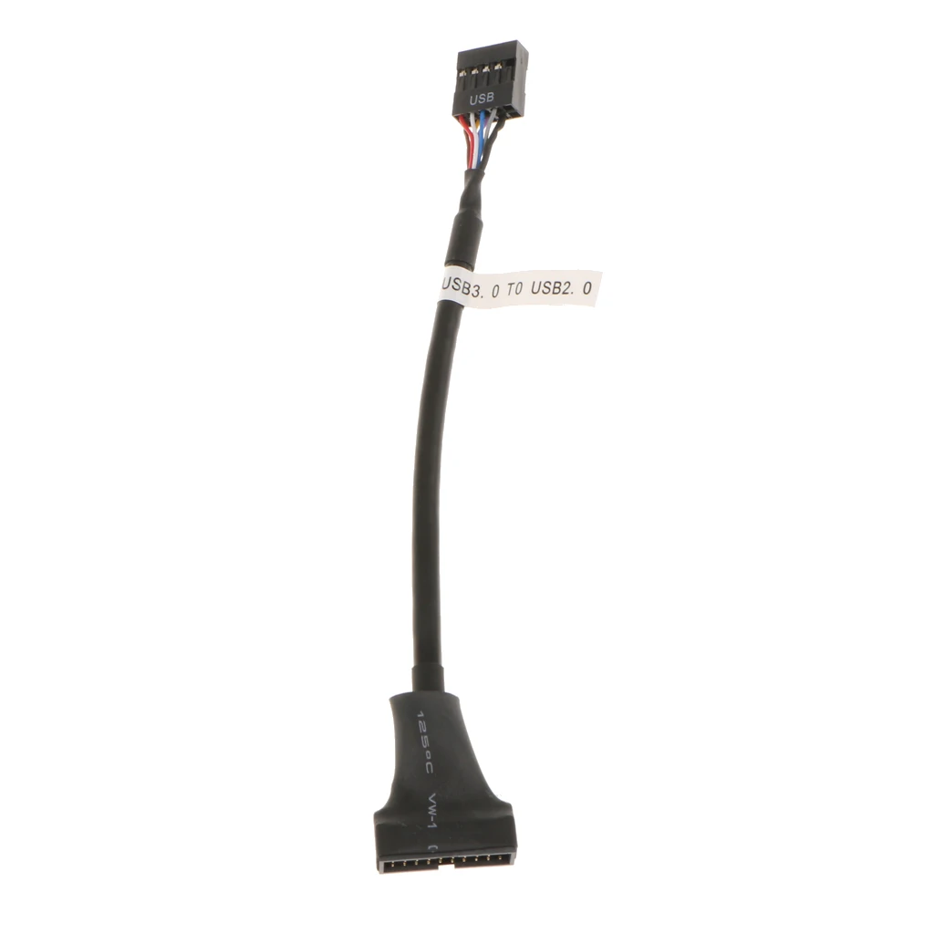 USB Adapter Cable Internal 20-p USB 3.0 Male to 9-p USB 2.0 Female Mainboard CPU Computer Cables & Connectors Fan Extention