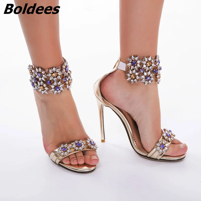 bling bling crystal dress sandals (6)