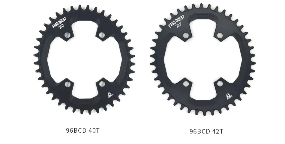 Pass Quest овальная Звездочка 96BCD MTB узкая широкая цепь из колец цепь велосипедная Звездочка 32/34/36/38/40/42T для deore xt M7000 M8000 M9000 диаметра окружности болтов