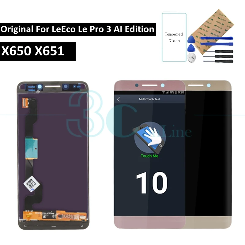 

Original LCD Display For LeEco Le Pro 3 AI Edition X650 X651 LCD Touch Screen Digitizer Assembly 5.5" Replacement Repair Parts