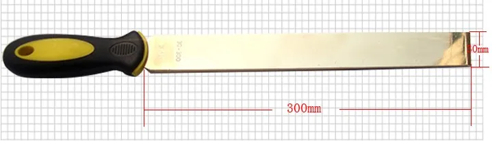 30*300 мм 1 шт. латунный шпатлевка с пластиковой ручкой, не искробезопасный скребок, безопасный ручной инструмент