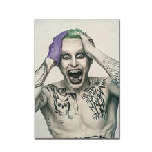 Джокер Отряд Самоубийц Декор оберточная бумага в винтажном стиле постер фильма домашнее художественное оформление стен поставки ретро-плакаты и принты