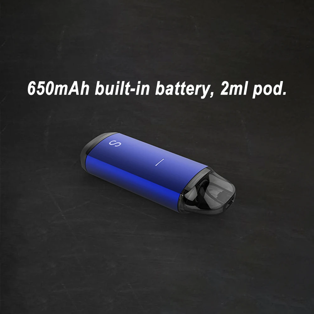 DOTENT MRPOD S Vape комплект 650 мАч встроенный аккумулятор 2 мл Pod система испаритель