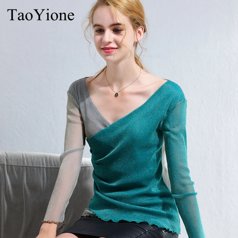 

Lace Chiffon Blouse 2019 Autumn Women Blouses Shirts Long Sleeve V-Neck Casual Tops Elegant Office Bllouse Ladies Clothing Blusa