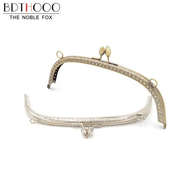 Bdthooo 20 5cm Metal Clasp Lock Bag Purses Frame Handle Bronze For Bdthooo 20 5cm Metal Clasp Lock Bag Purses Frame Handle Bronze For Diy Made Sewing Clutch