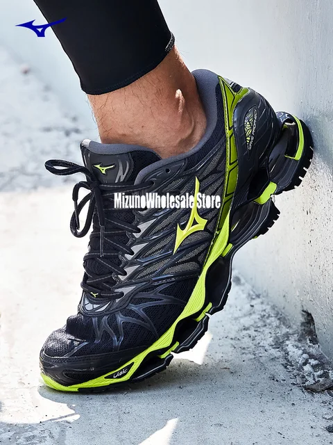 Первоначально Mizuno пророчество 7 Для мужчин волны Подушка кроссовки дышащая Спортивная обувь Тяжелая атлетика ShoesJ1GC180050