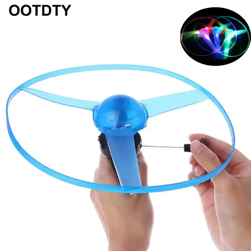 flying saucer pull string toy