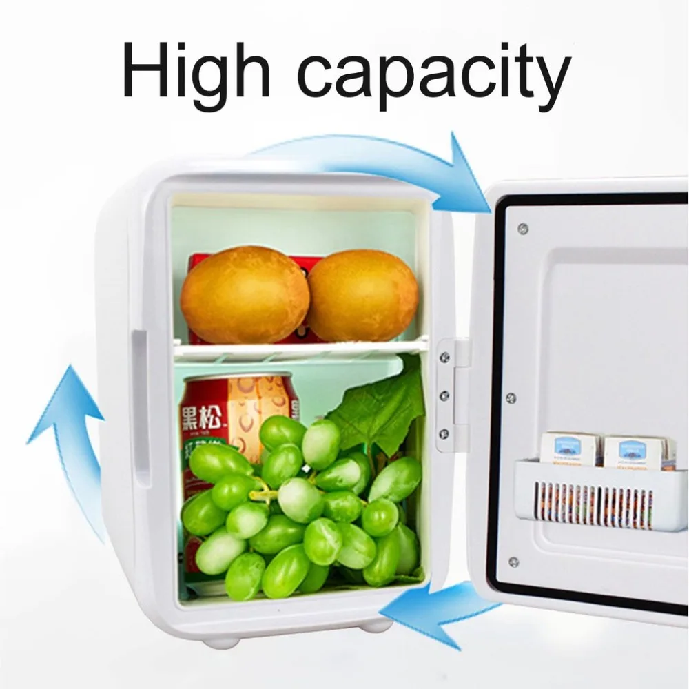 Портативный морозильник 4 л мини холодильник 12 в охладитель нагреватель Универсальные Запчасти для транспортных средств Прямая поставка