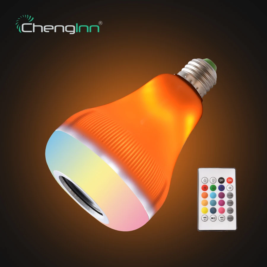 Buy E27 Wireless Bluetooth Speaker Bulb with Flame