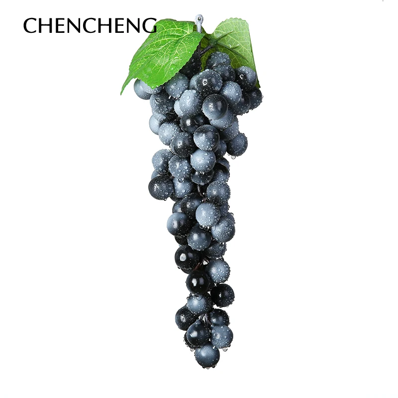 CHENCHENG искусственные фрукты, 1 шт., искусственный виноград, сделай сам, пластиковые искусственные фрукты, Рождество, украшение для дома, свадьбы, имитация фруктов