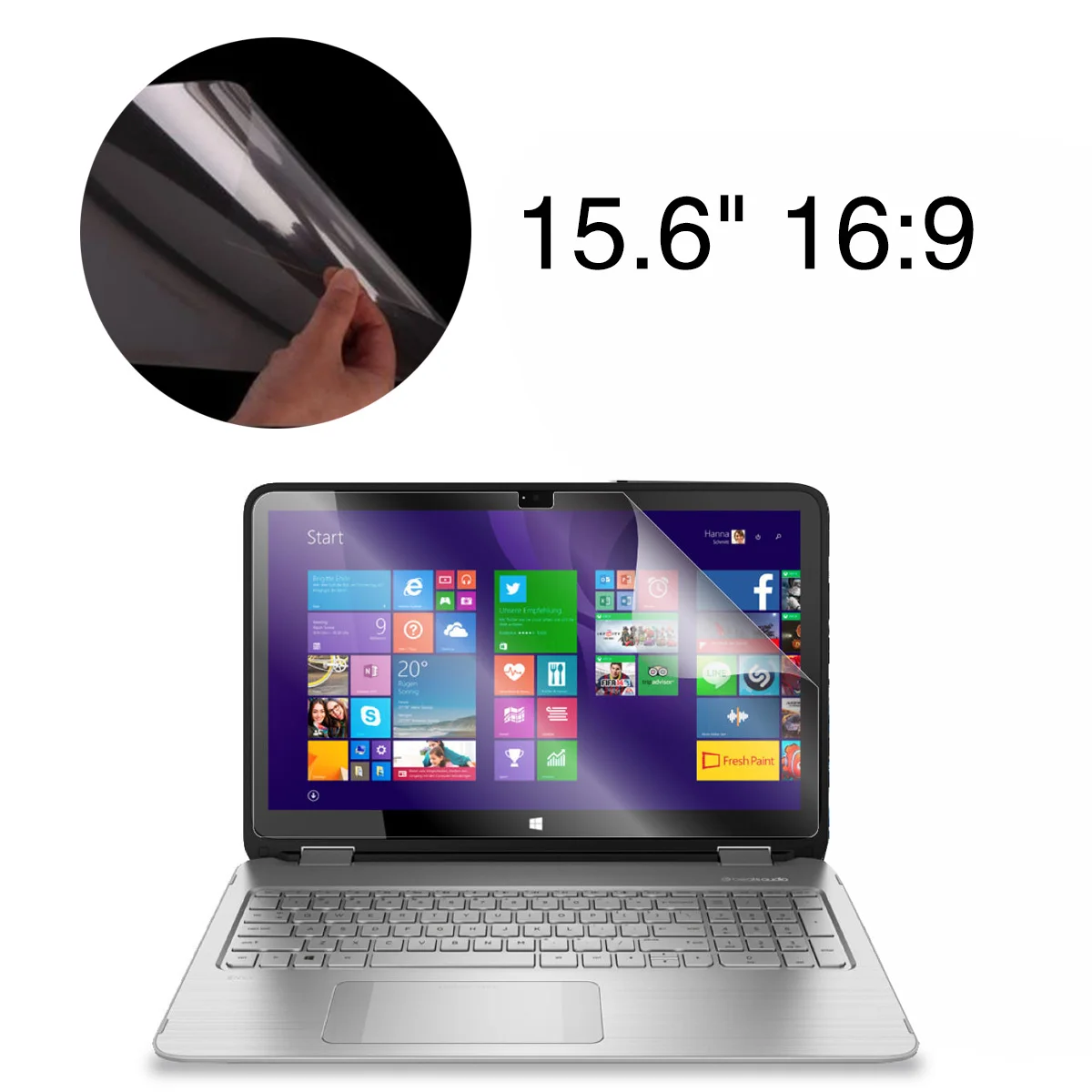 

Anti-Scratch 15.6" 16:9 Laptop Notebook LCD Screen Protector Film Cover