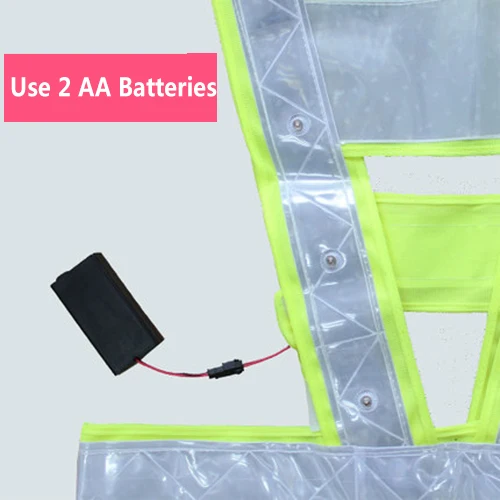 LED Reflective Safety Vest with Lights