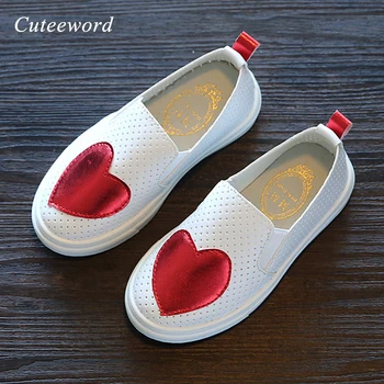

Hot sale lisure boys and girls children shoes 2019 fashion love hollow slip on shoes kids casual breathable flats sports shoes