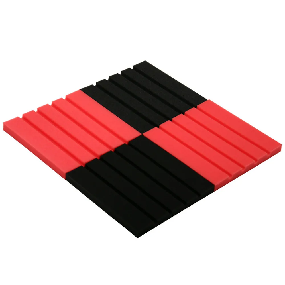 

Acoustic Foam Panel Sound Stop Absorption Sponge Recoring Studio KTV Soundproof Sponge 25*25*2cm Treatment Board Thick Panels