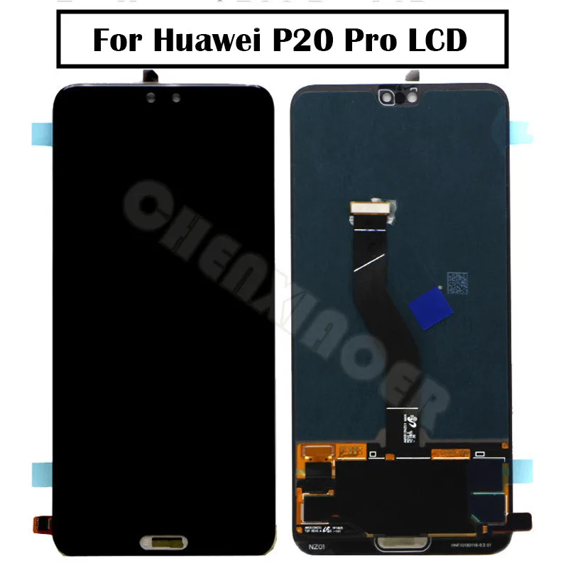 Оригинальный Для 6 1 &quotHuawei P20 Pro ЖК экран дисплей Сенсорная панель дигитайзер pro CLT