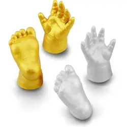 3d отпечаток ноги ребенка руки ребенка handprint пластырь литой порошок + литой порошок литья комплект ручной печати Keepsake подарок воспоминания