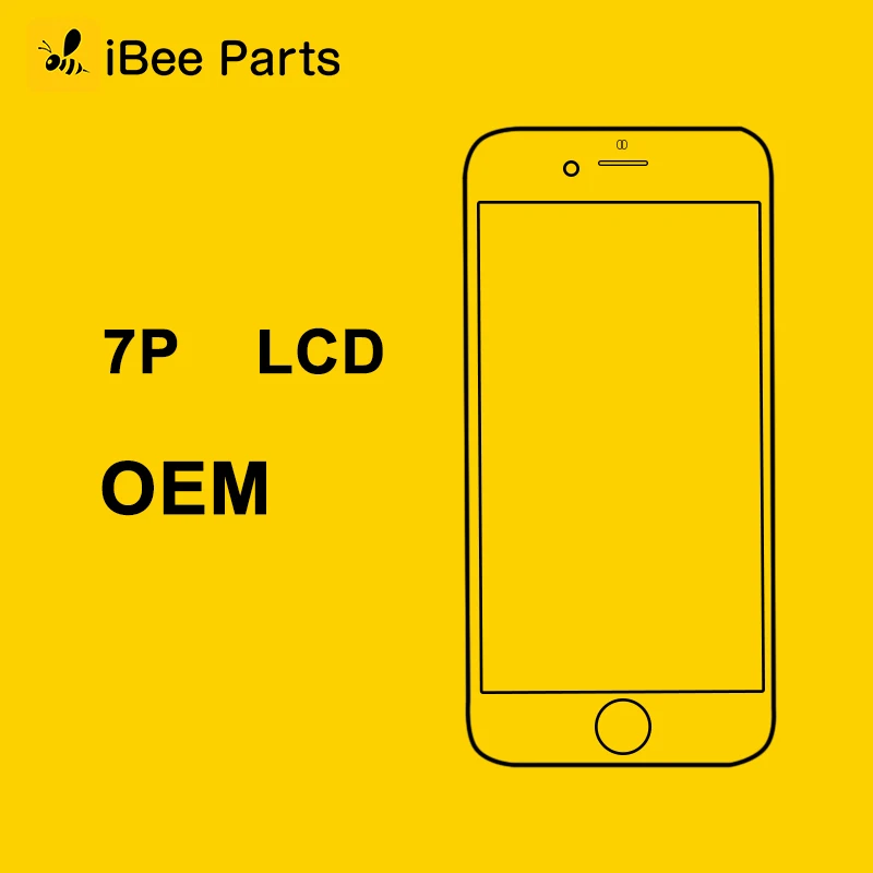 IBee детали 10 шт. OEM 5 дюймов для iPhone 7 Plus ЖК экран + гибкий кабель Подсветка