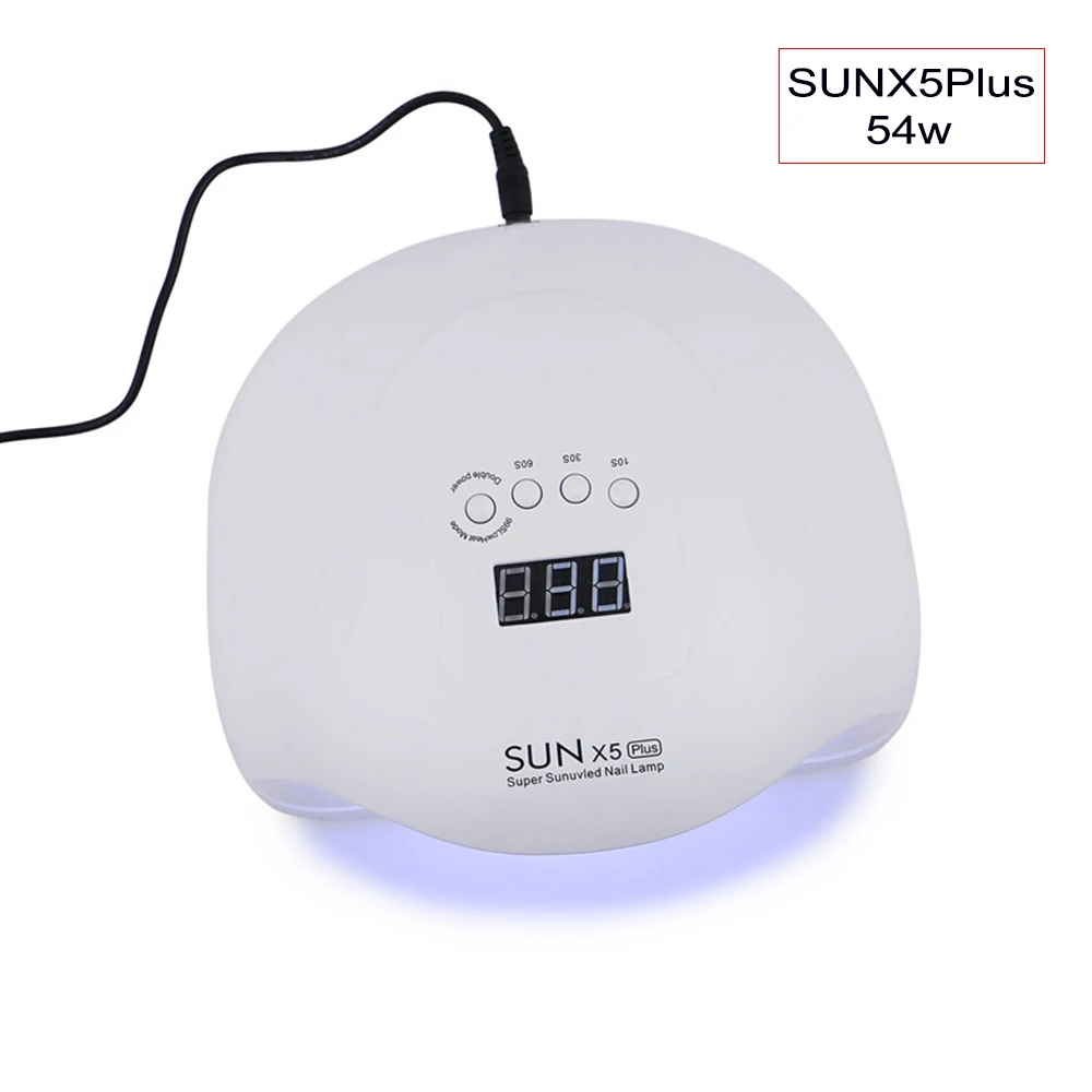 

54W UV Lamp LED Nail Lamp Nail Dryer For All Gels Polish Sun Light Lamp Infrared Sensing Timer Smart LCD Display Manicure