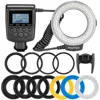 Travor RF-550D LED Macro Ring Flash light with 8adapter ring For Nikon Canon Pentax Olympus Panasonic Camera as FC100 ring flash ► Photo 1/6