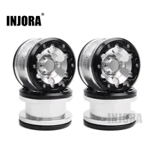 4 Stuks 2.2 Inch Metalen Beadlock Velg/Hub Voor 1/10 Rc Rock Crawler Axiale SCX10 RR10 90053 AX10 wraith 90056 90045 Yeti 90026