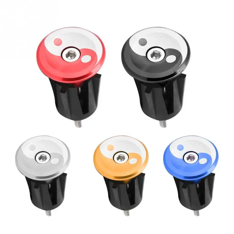 1 Pair Bicycle Handle Bar Cap End Plugs Aluminum Alloy Motorcycle
