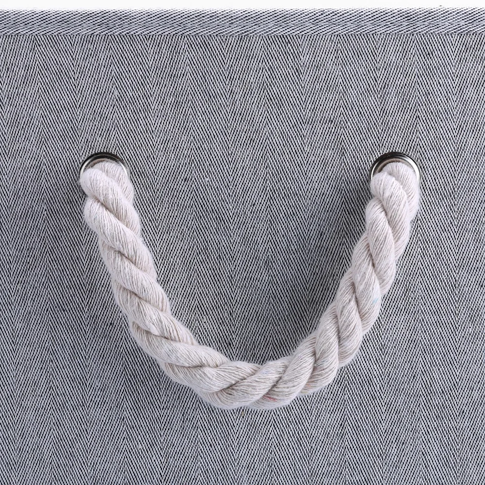 Hangerlink складной тканевый куб для хранения бункеров с ручкой из хлопчатобумажной