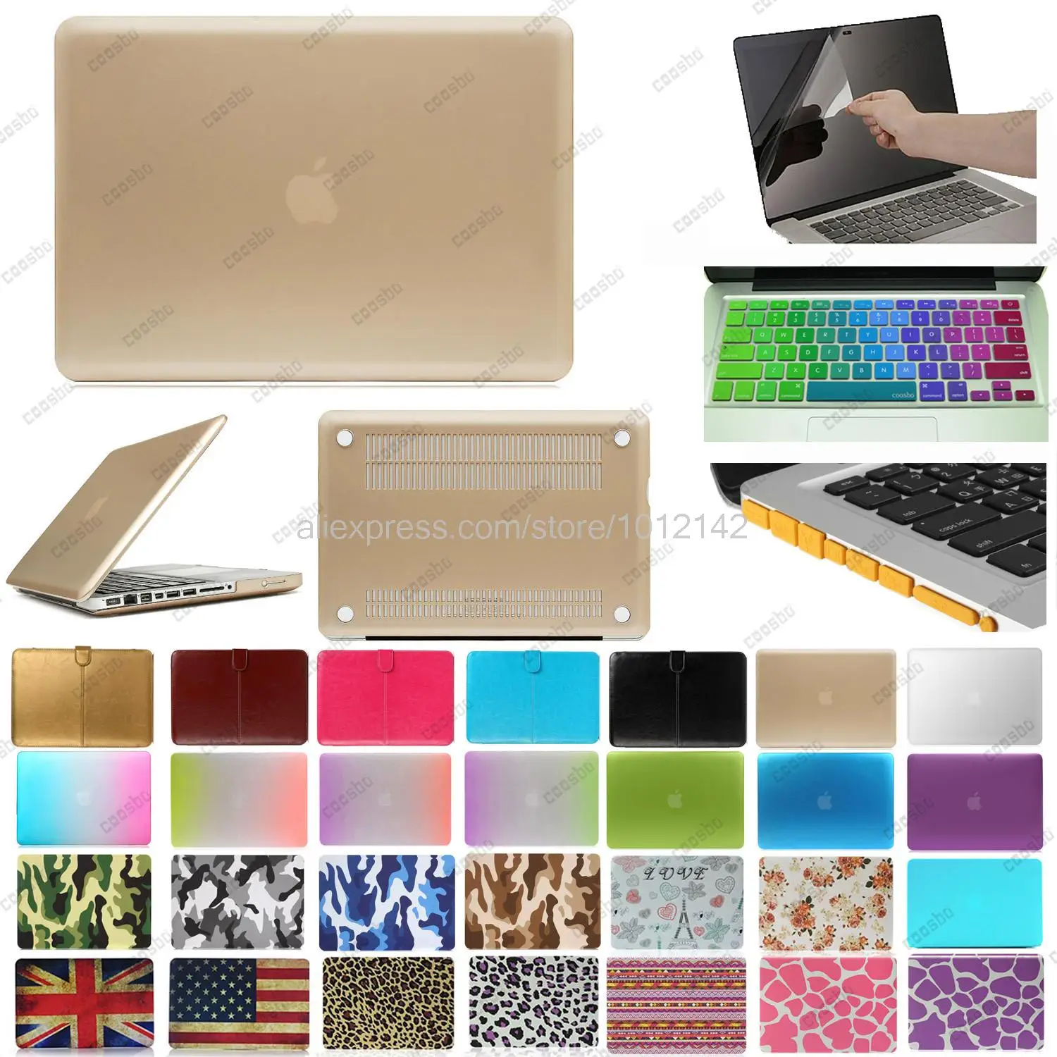 freeship 4in1 Hard Case Cover + screen protector