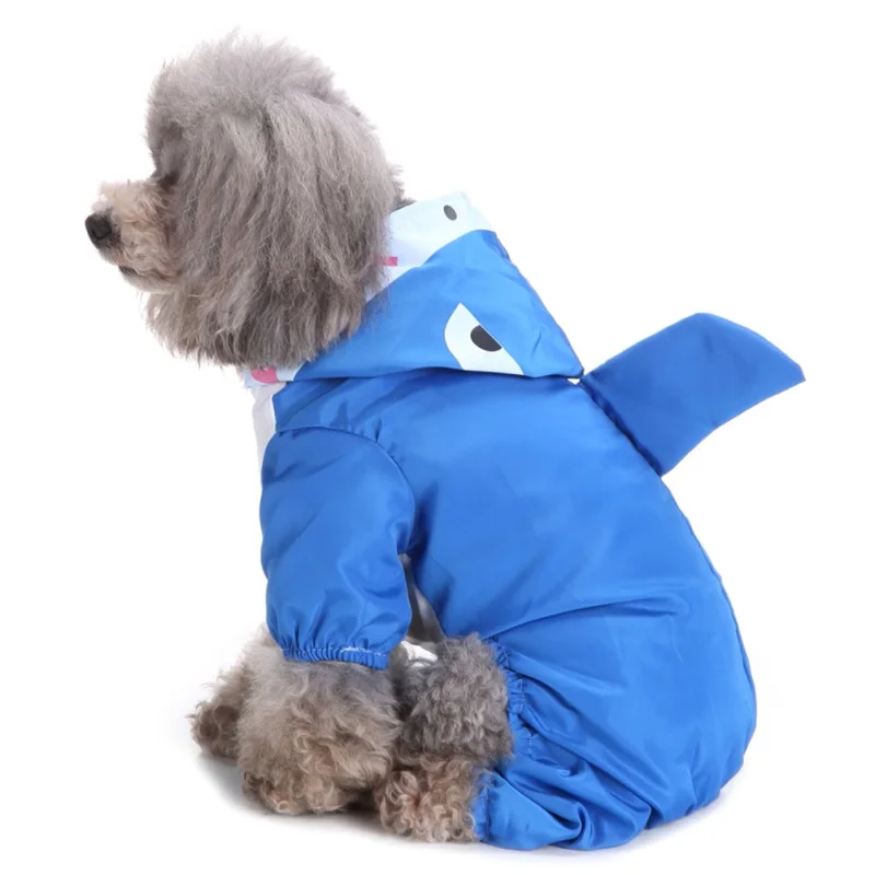 Pet Cat Dog Double Base Raincoat Windproof Waterproof Jackets Outwear