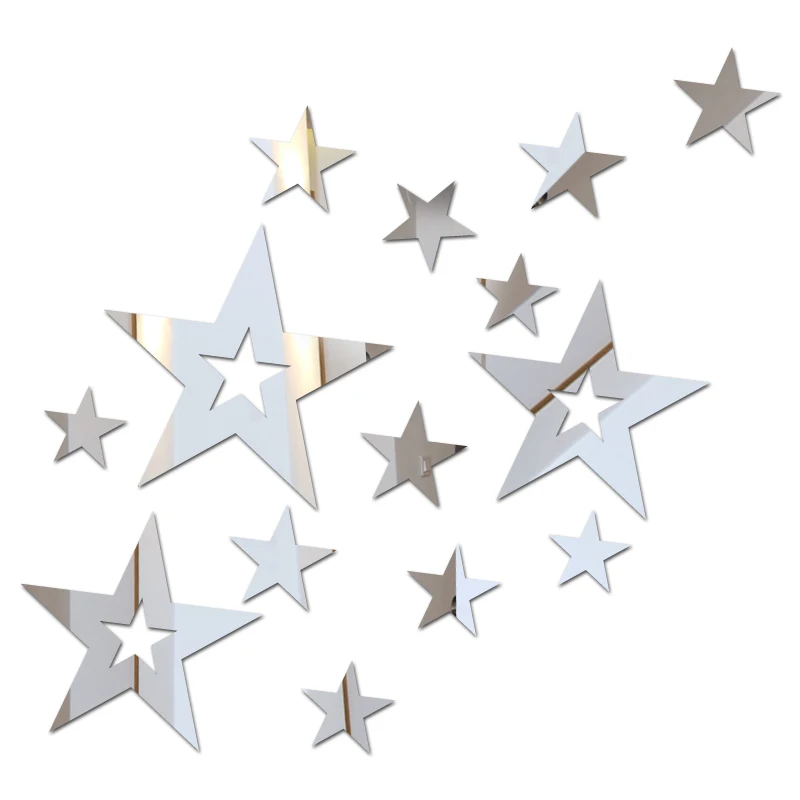 Promotion acrylic wall sticker home decoration Furniture living room classic diy mirror surface furniture stickers