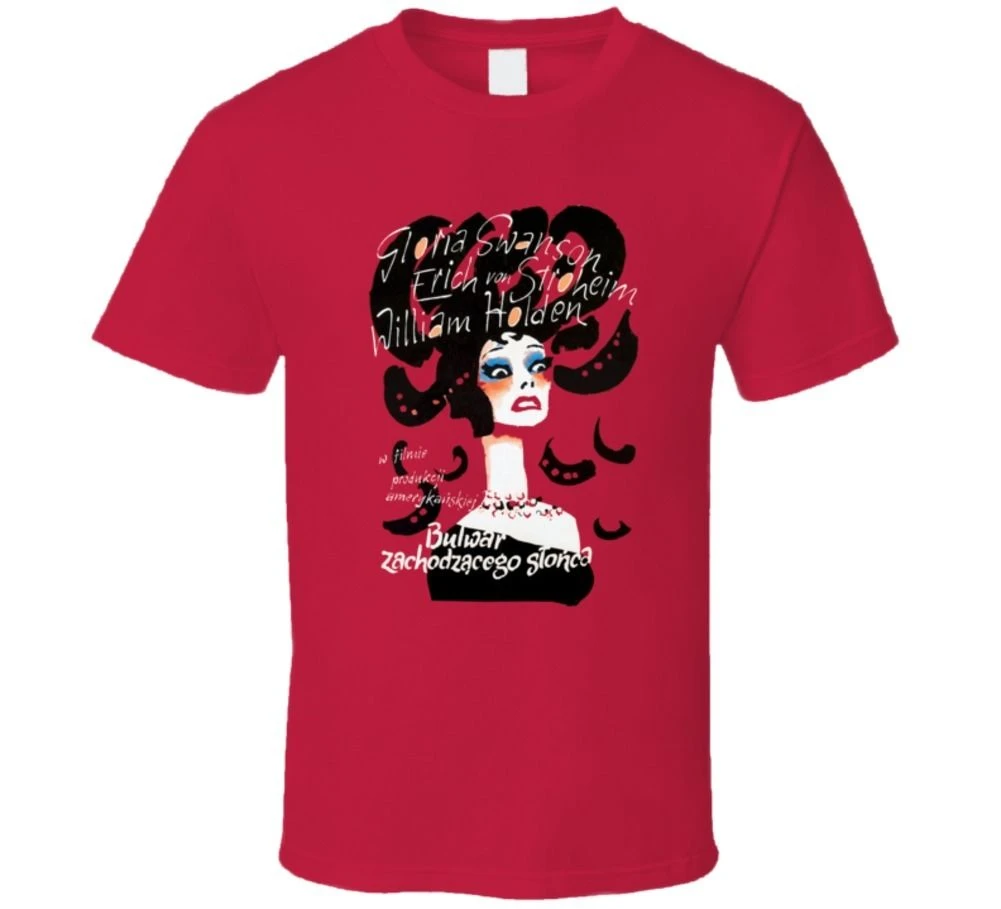 日没大通り Tシャツ グロリアスワンソン ポリッシュポスターアート 映画 T Shirt T Shirt Movie T Shirtt Shirt Movie Aliexpress