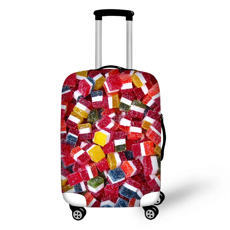 Фрукты еда печати путешествия защитный чехол на чемодан стрейч водонепроницаемый переносной багаж Чехлы дождевик