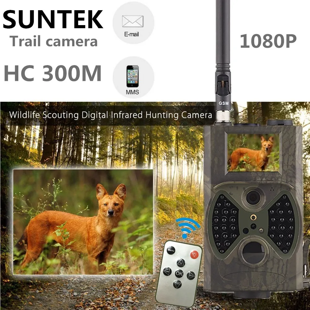 

Suntek HC300M Hunting Camera 940nm Night Vision Full HD 1080P MMS GPRS Hunting Game Trail Camera