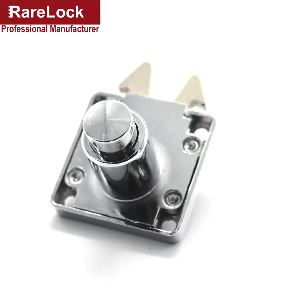 

Rarelock Push Button Cabinet Lock Keyless for Drawer Storage Box Boat Car Truck JA43 aa