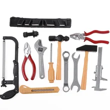 14 шт./компл. пластиковый имитирующий строительный инструмент наборы игрушки DIY образовательное Строительство детский подарок ролевые игры забавная игрушка