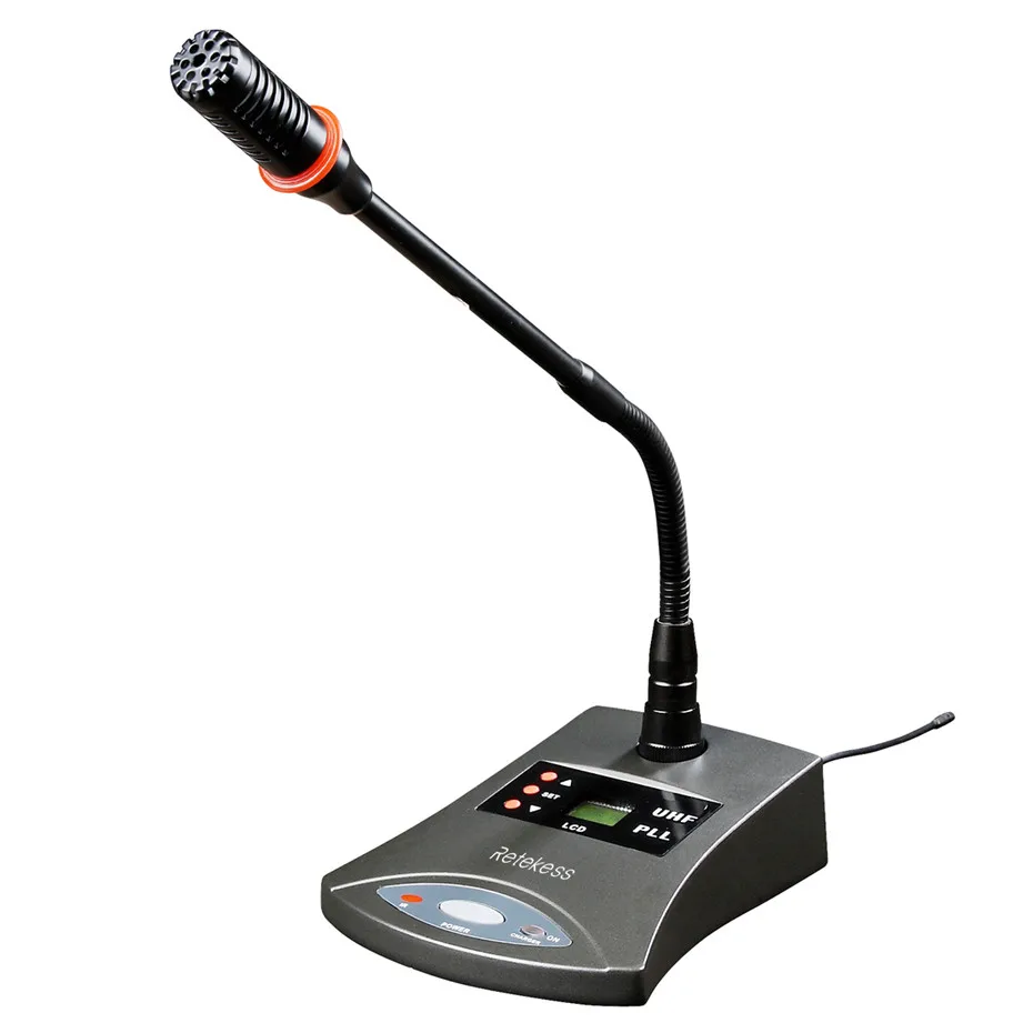 Sistema de Conferência sem Fio Simultânea com Microfone Transmissor de Áudio para Reunião de Desempenho de Palco Retekess Interpretação 6 Cheap Sistema de conferência
