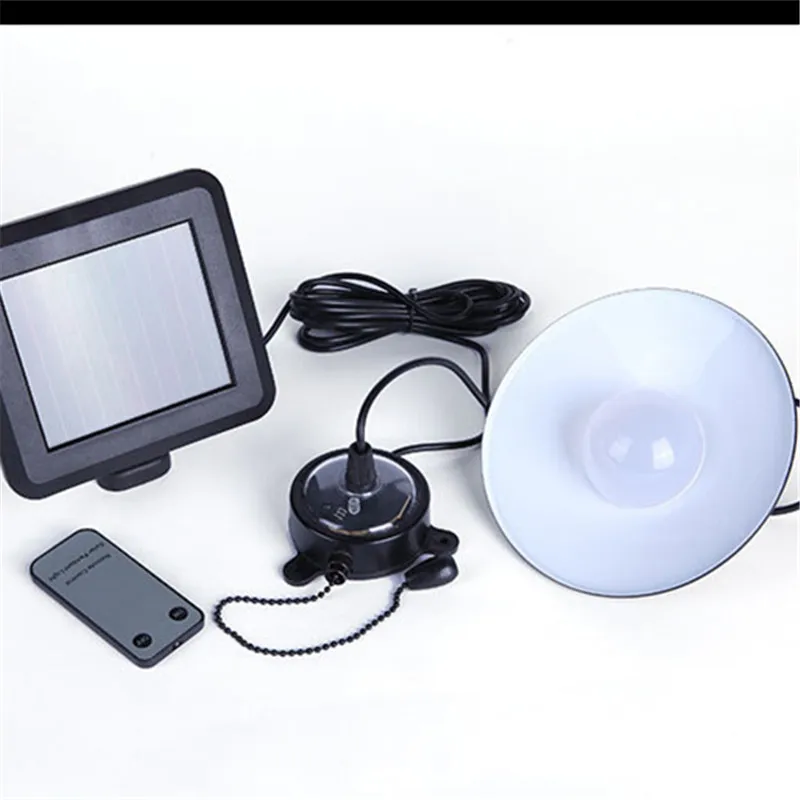 

Energy Saving LED Solar Panel Remote Control Study Lamp Modern Room Home Outdoor Bar Lights Sunlight Powered Chandeliers Decor
