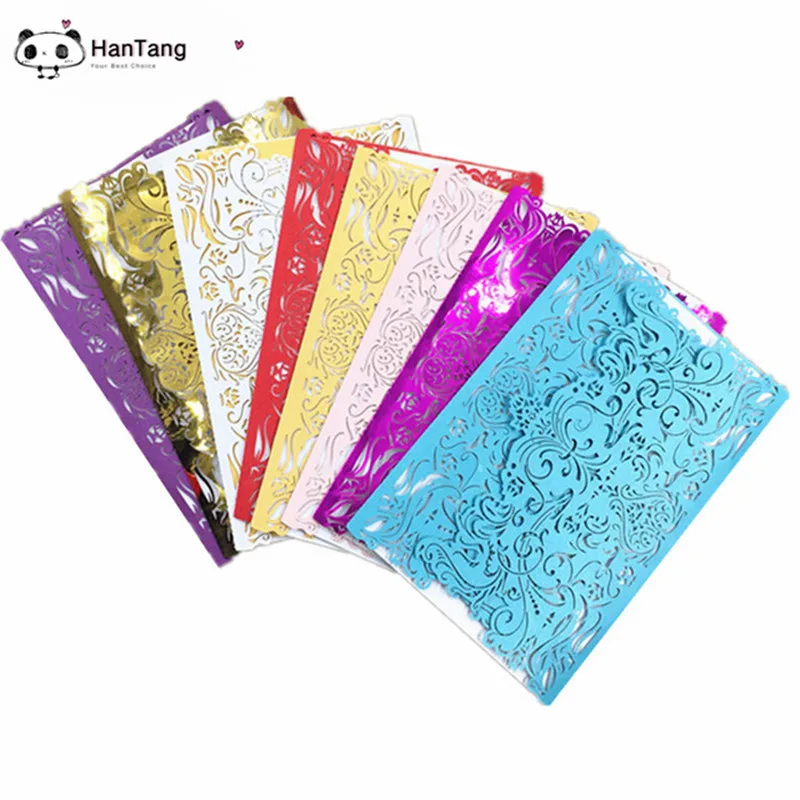 10 шт. кружевные свадебные приглашения 12 х18 см|party invitation card|party cardsparty supplies |