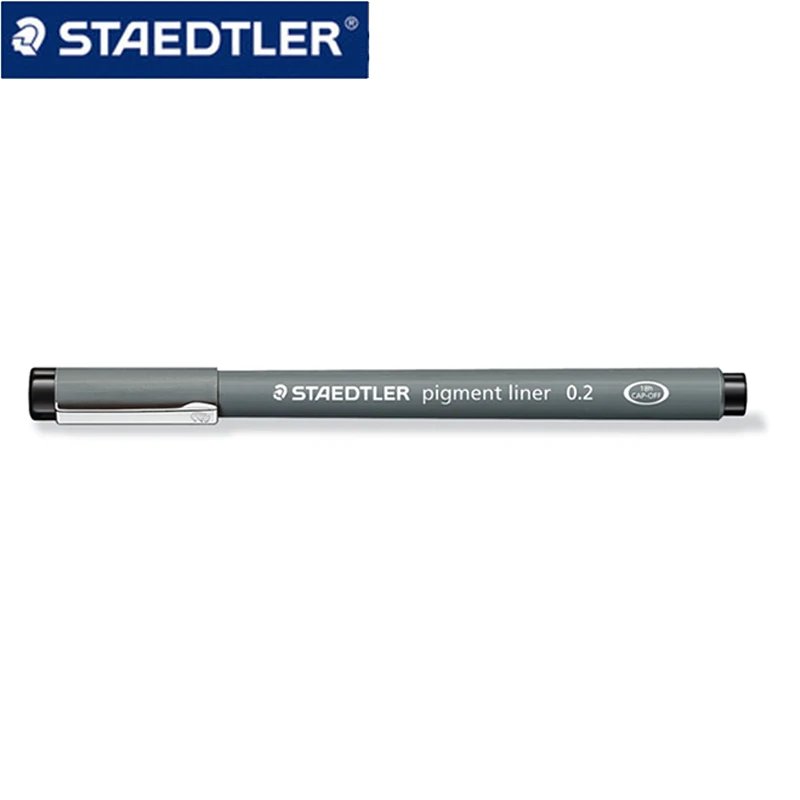 3 шт./лот STAEDTLER 308 черные чернила художественные маркеры авторучка для рисования