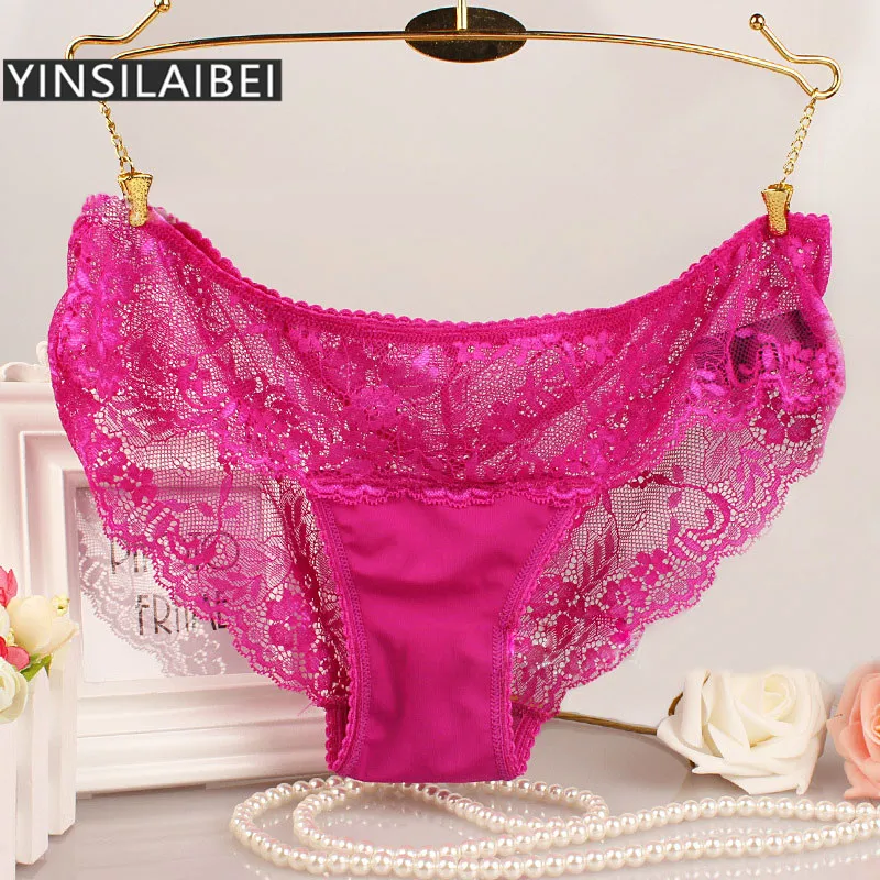 Plus Size Sexy Panties Lace Underwear Women Thongs And G Strings Panty 
