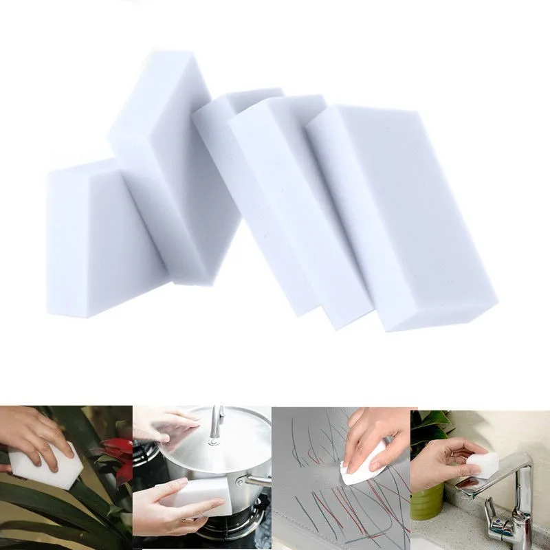 

10pcs/set Melamine Sponge Magic Sponge Eraser Melamine Cleaner for Kitchen Office Bathroom Cleaning Nano Sponge 10x6x2cm