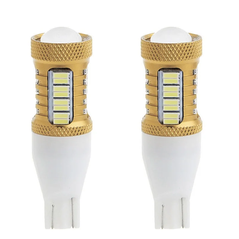 2шт W16W T15 4014 32SMD светодиодный автомобильный резервный задний светильник Canbus без