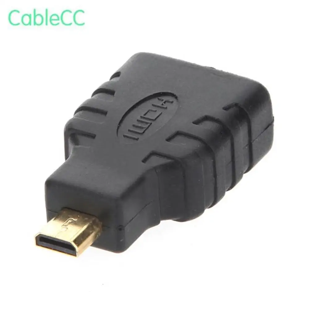 10 шт./Micro HDMI штекер-HDMI штекер Адаптер для сотового телефона планшета 1080p HDTV |