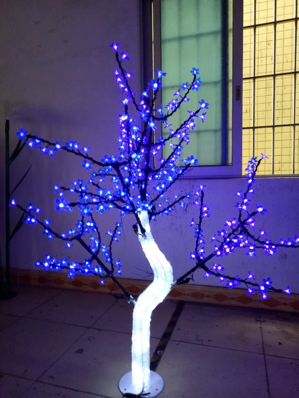 

Free ship 5ft/1.5m LED Crystal Tree Light Outdoor/Indoor Home Decor Night Light Blue Color Holiday christams brithday party deco